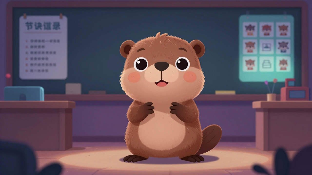 도덕교사 직업 종사자가 업무를 수행하는 모습