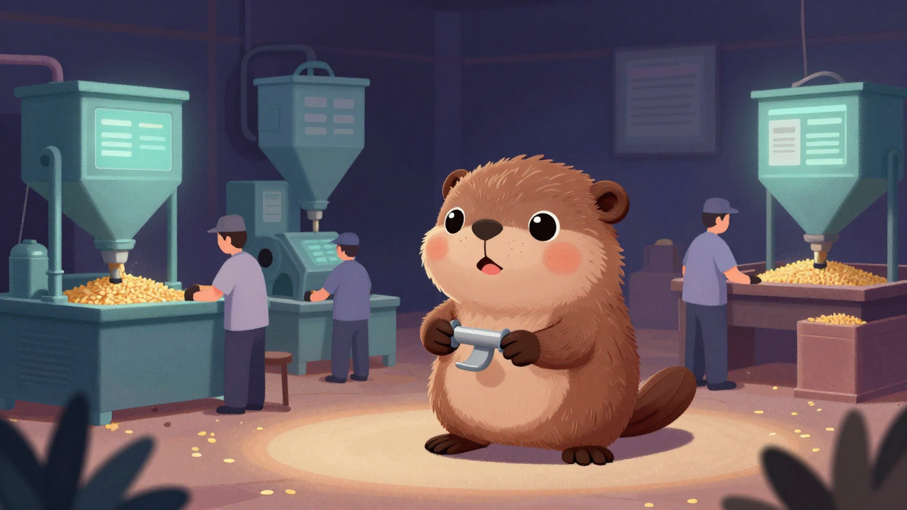 도정반장 직업 종사자가 업무를 수행하는 모습