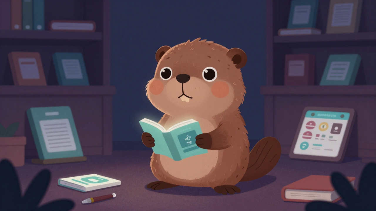 독서치료사 직업 종사자가 업무를 수행하는 모습