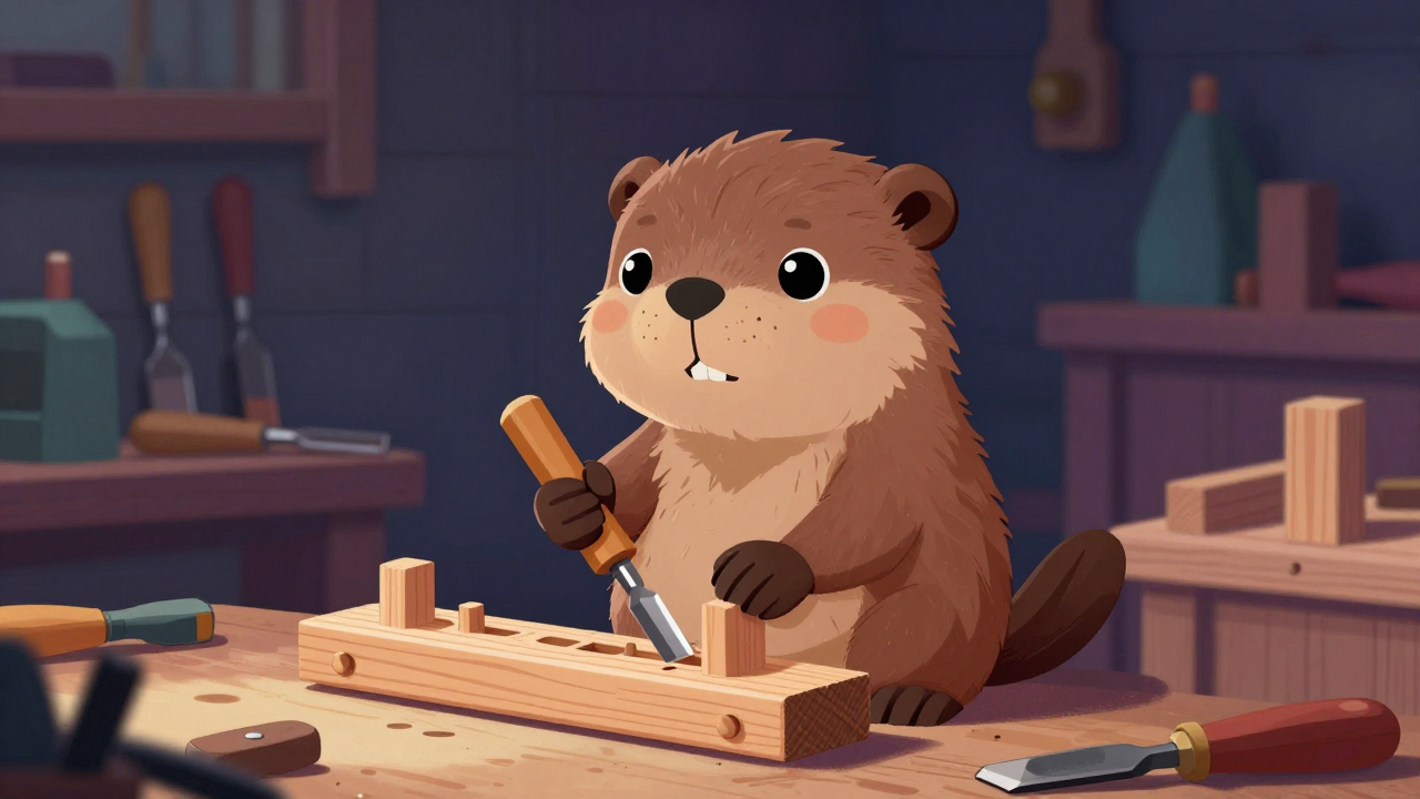 드잡이공 직업 종사자가 업무를 수행하는 모습