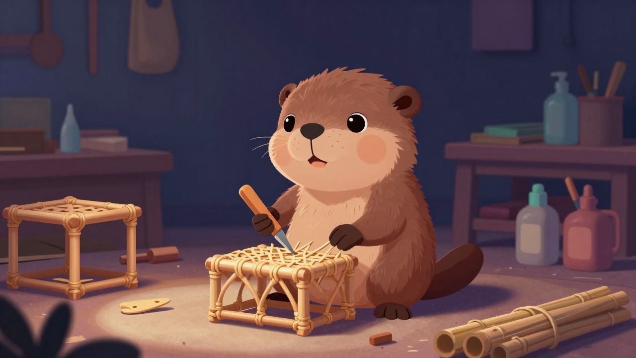 등가구제작원 직업 종사자가 업무를 수행하는 모습