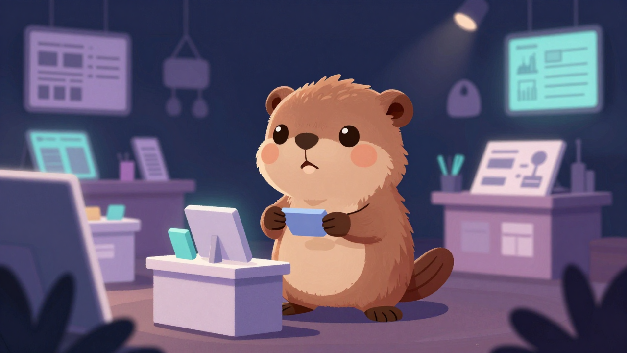 디스플레이디자이너 직업 종사자가 업무를 수행하는 모습