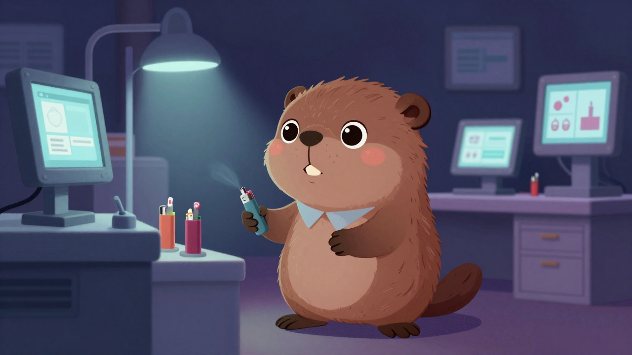 라이터제조현장감독자 직업 종사자가 업무를 수행하는 모습