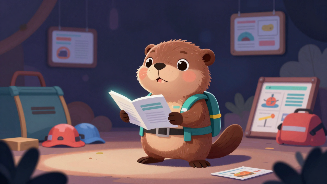 레크리에이션지도자 직업 종사자가 업무를 수행하는 모습