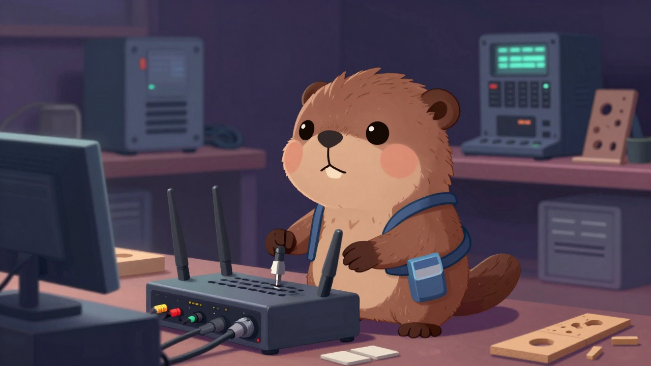 루터기조작원 직업 종사자가 업무를 수행하는 모습