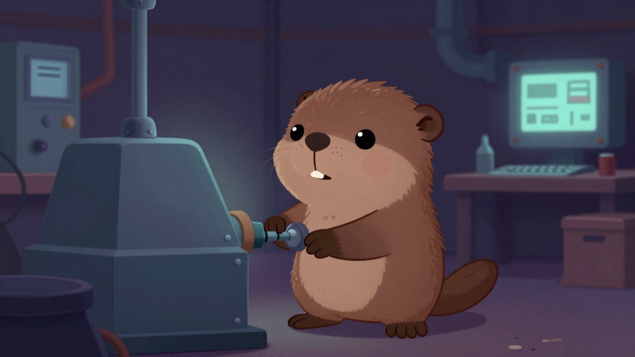 막검사원 직업 종사자가 업무를 수행하는 모습