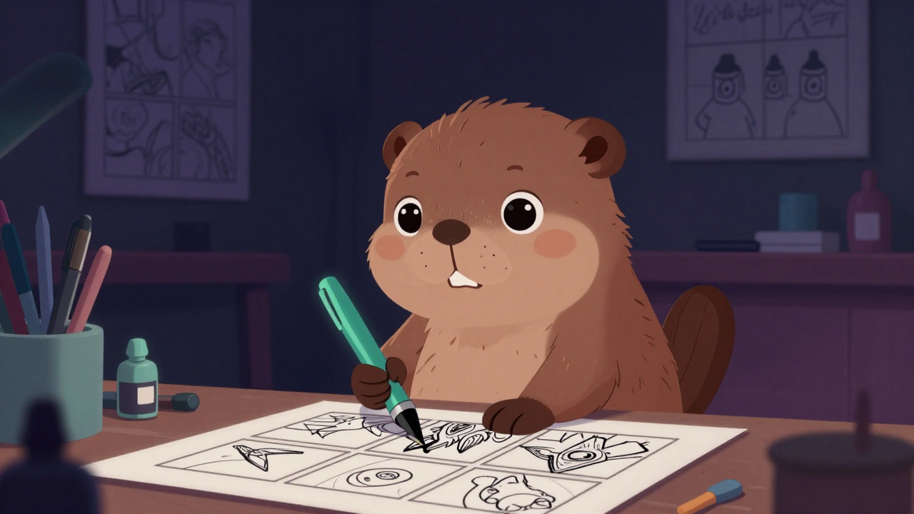 만화펜터치작가