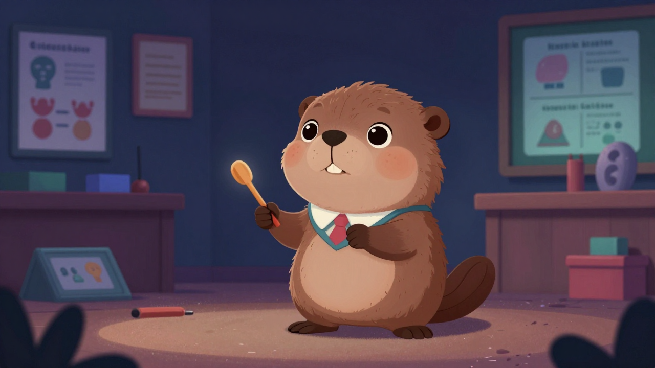 매너강사 직업 종사자가 업무를 수행하는 모습