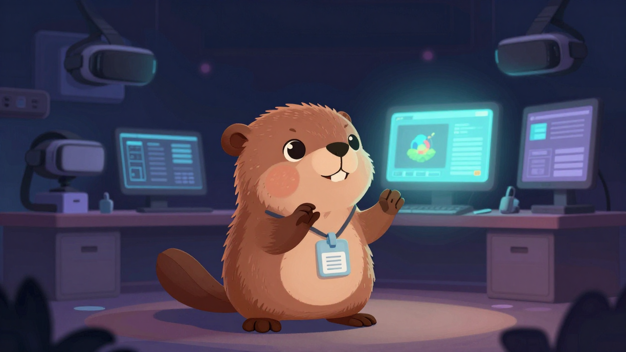 메타버스게임기획자 직업 종사자가 업무를 수행하는 모습