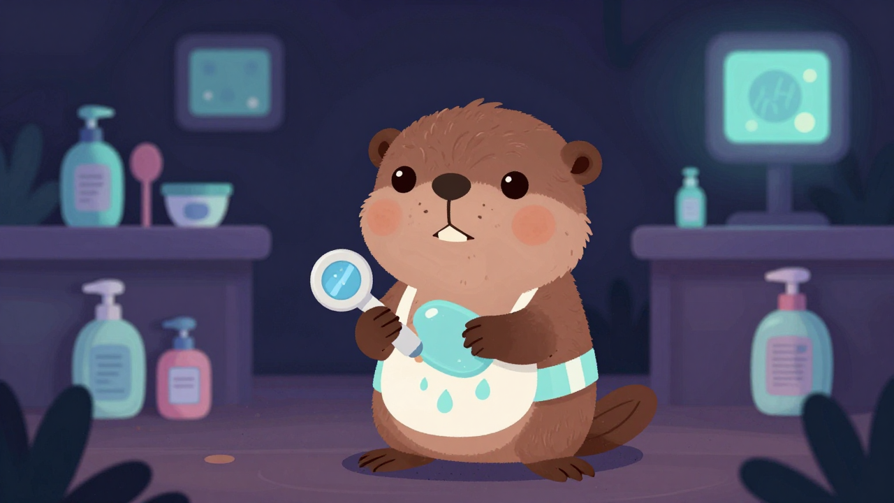 목욕관리사 직업 종사자가 업무를 수행하는 모습