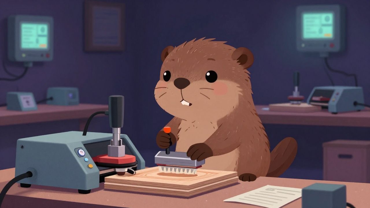 무늬목열압처리원