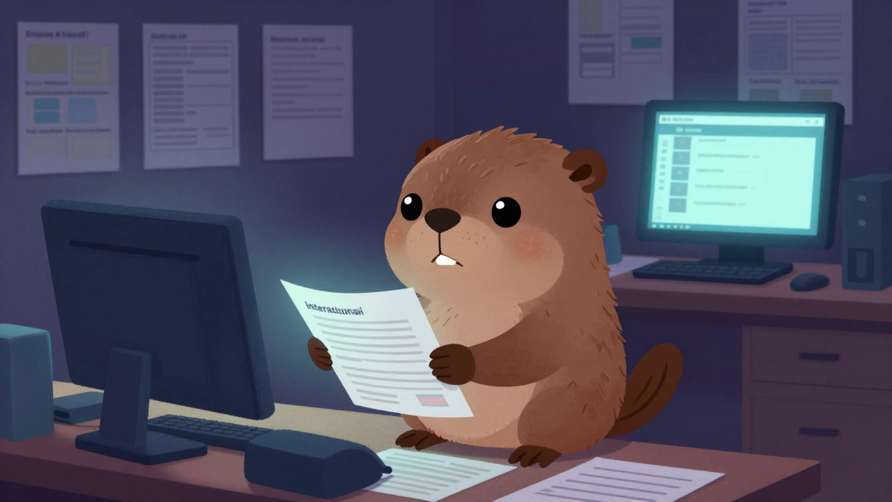 무역사무원 직업 종사자가 업무를 수행하는 모습