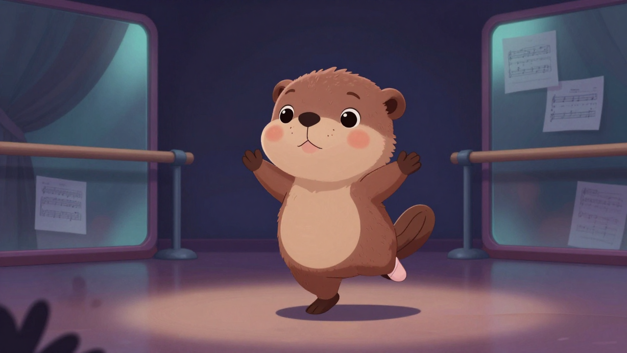 무용가 직업 종사자가 업무를 수행하는 모습