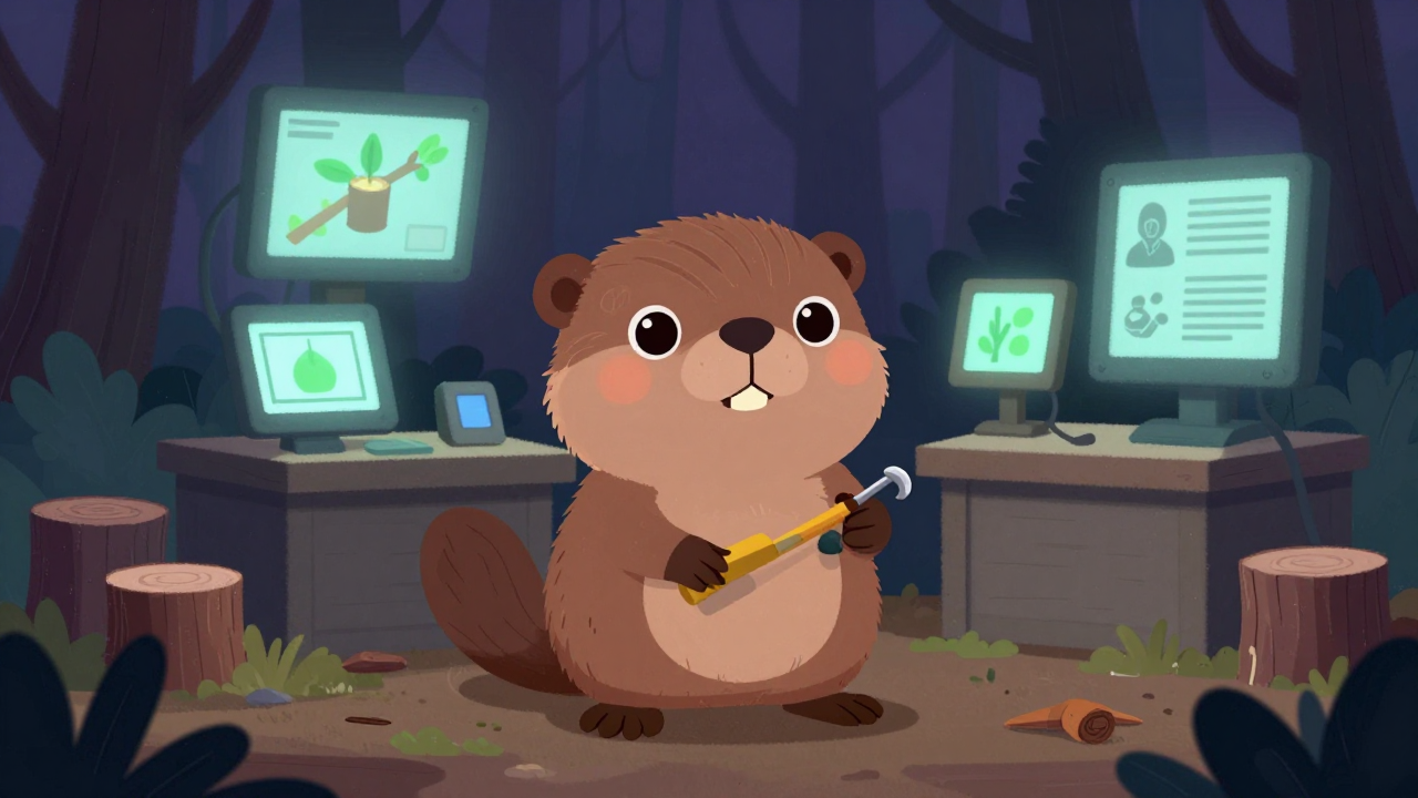 무육관리원 직업 종사자가 업무를 수행하는 모습