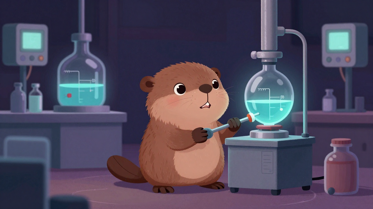 무전해도금원 직업 종사자가 업무를 수행하는 모습