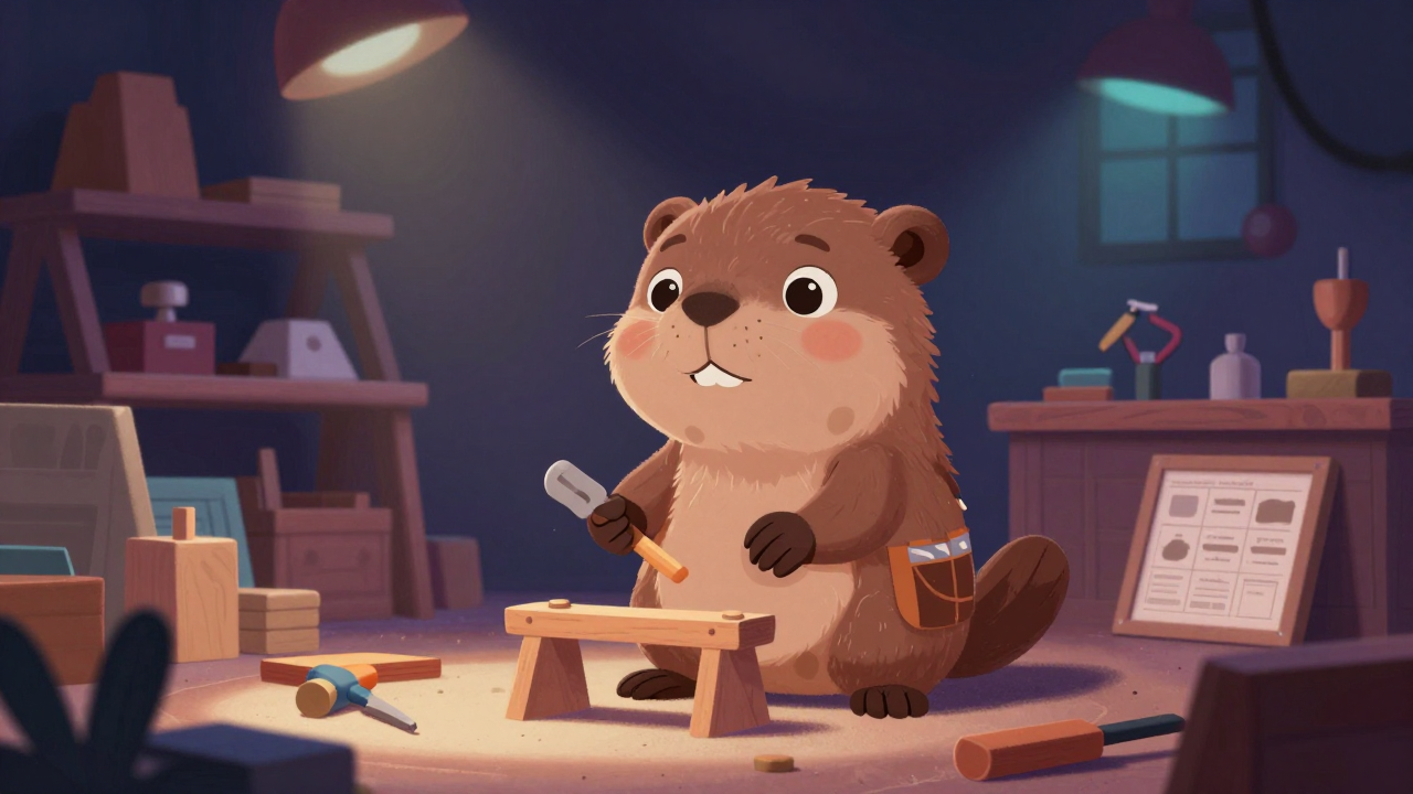 문화세트제작자 직업 종사자가 업무를 수행하는 모습