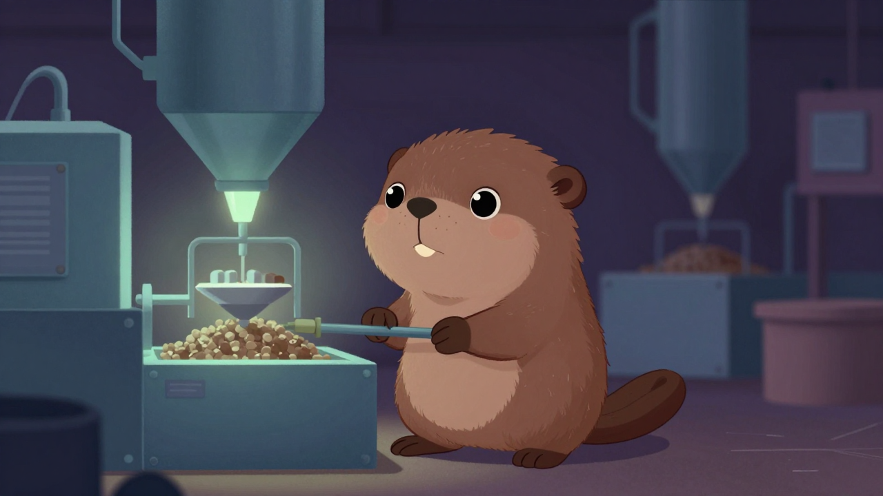 미분기운전원 직업 종사자가 업무를 수행하는 모습