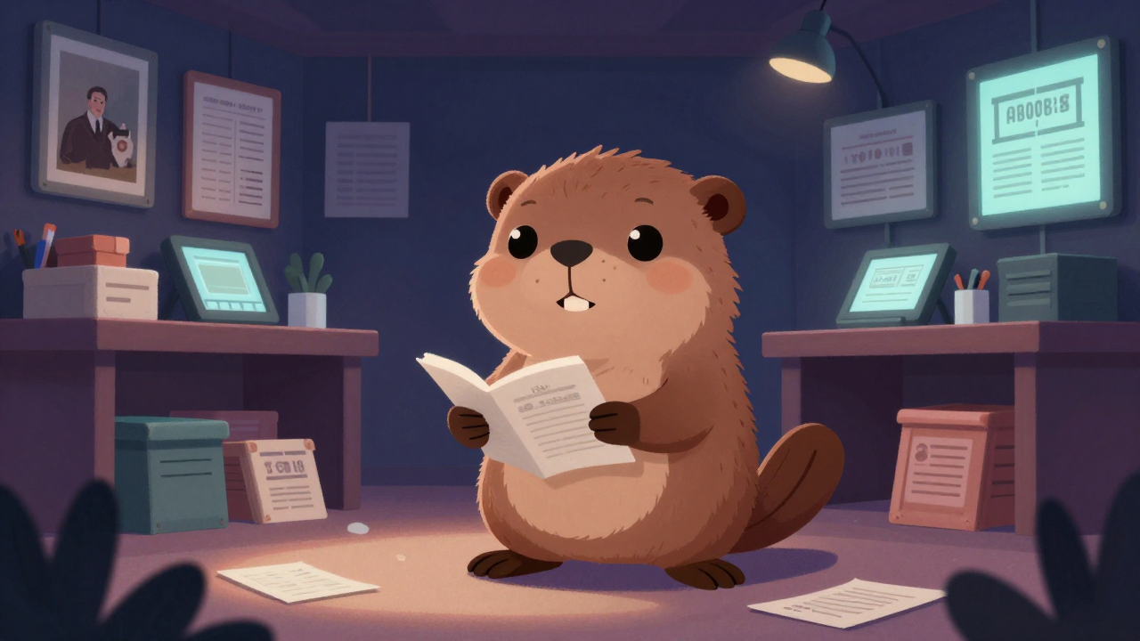 미술아키비스트 직업 종사자가 업무를 수행하는 모습