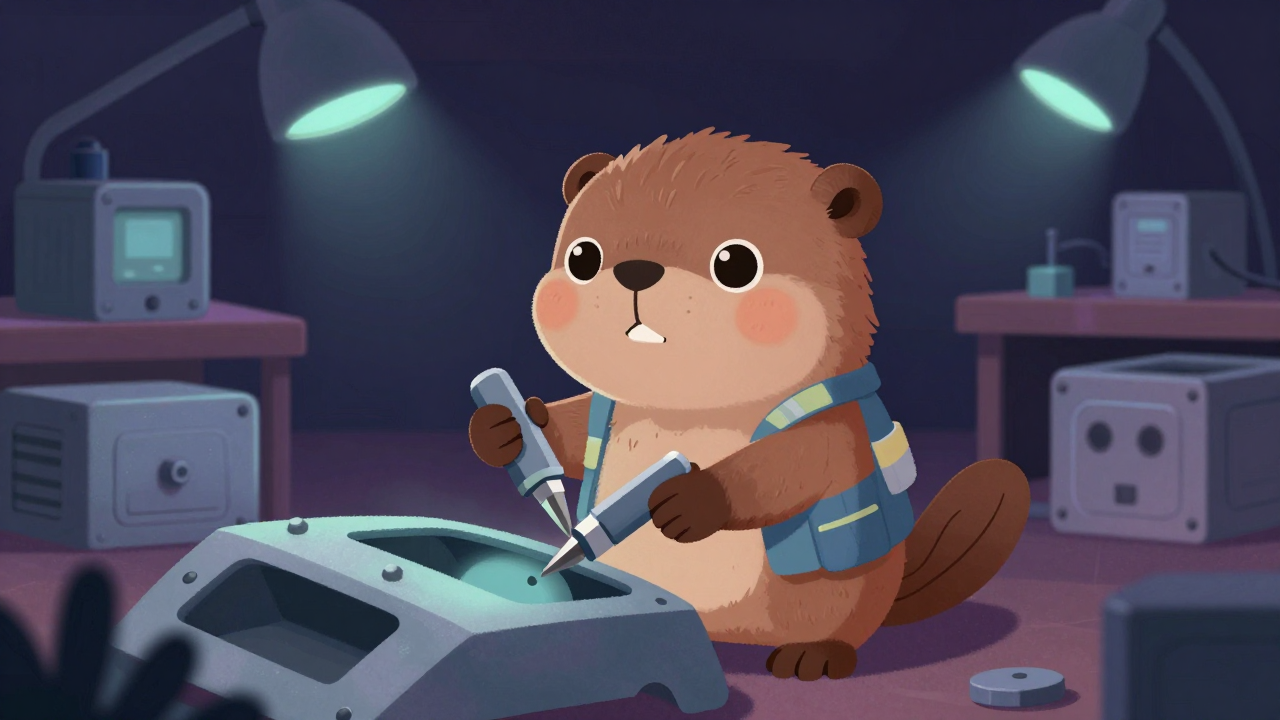 바디수리원 직업 종사자가 업무를 수행하는 모습