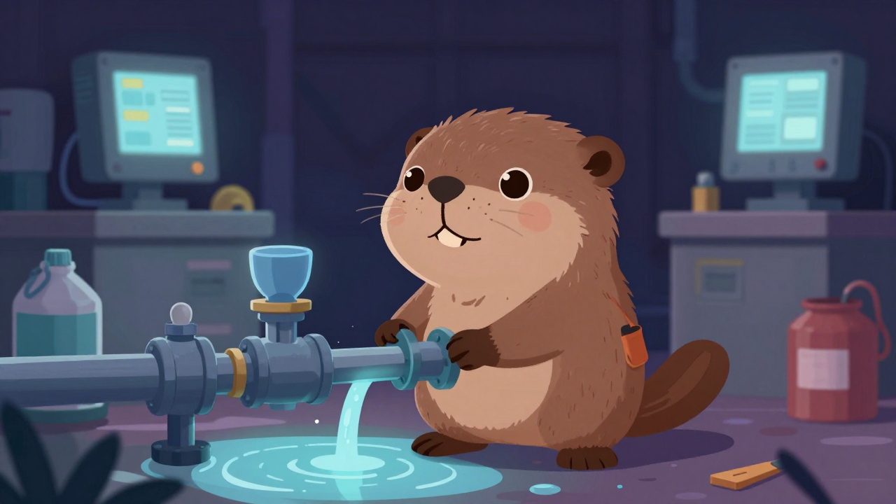 박막트랜지스터실형성원 직업 종사자가 업무를 수행하는 모습