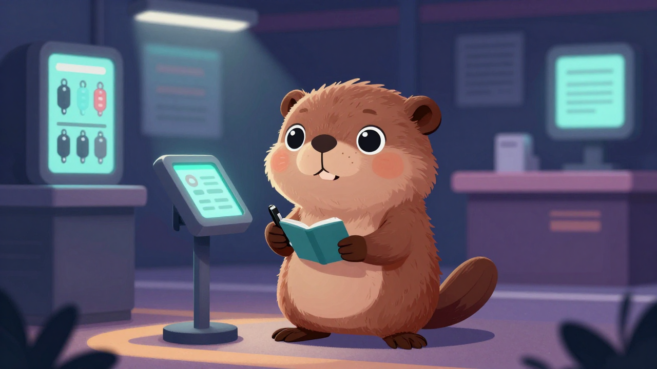 발렛파킹원 직업 종사자가 업무를 수행하는 모습