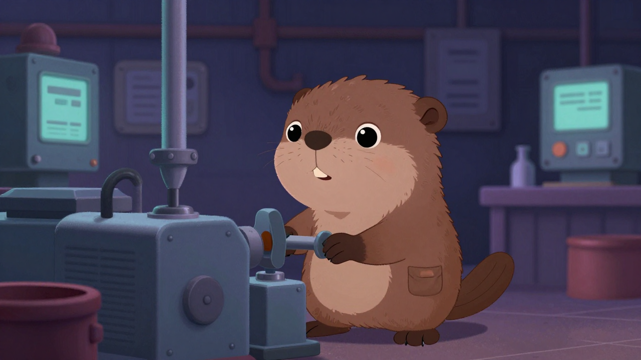 발전설비조정제어원 직업 종사자가 업무를 수행하는 모습