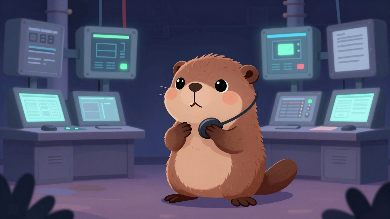 발전통신원 직업 종사자가 업무를 수행하는 모습