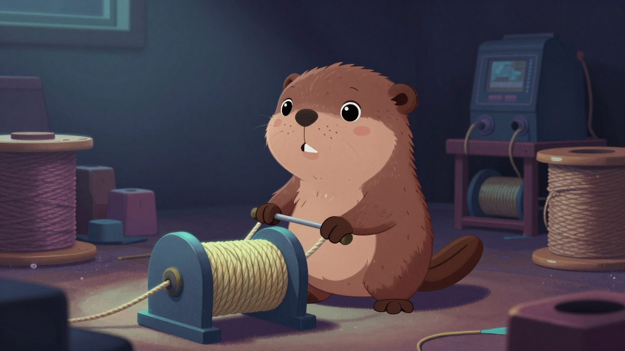 밧줄타래기조작원