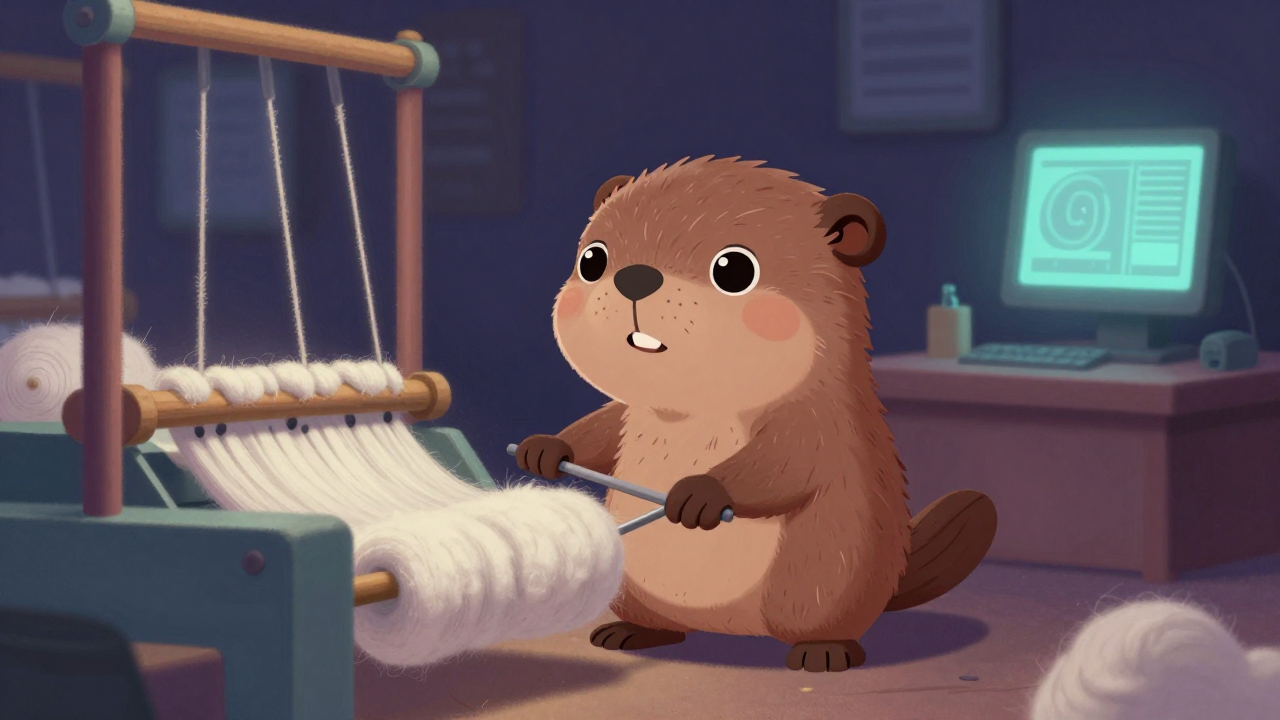 방모반장 직업 종사자가 업무를 수행하는 모습