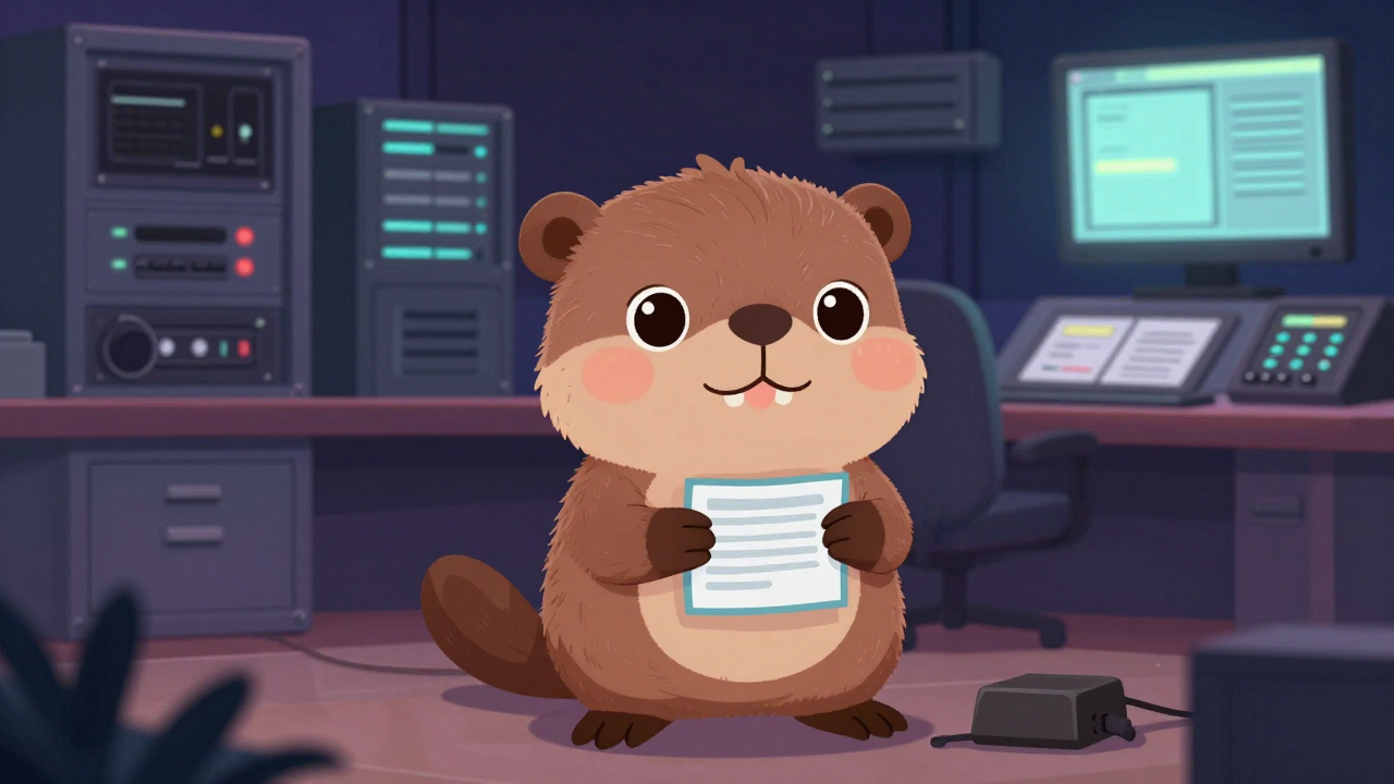 방송망운영기사 직업 종사자가 업무를 수행하는 모습