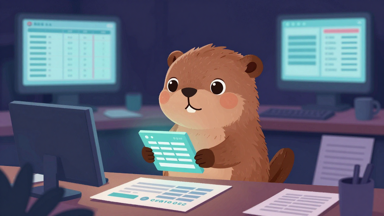 방송제작비관리원 직업 종사자가 업무를 수행하는 모습