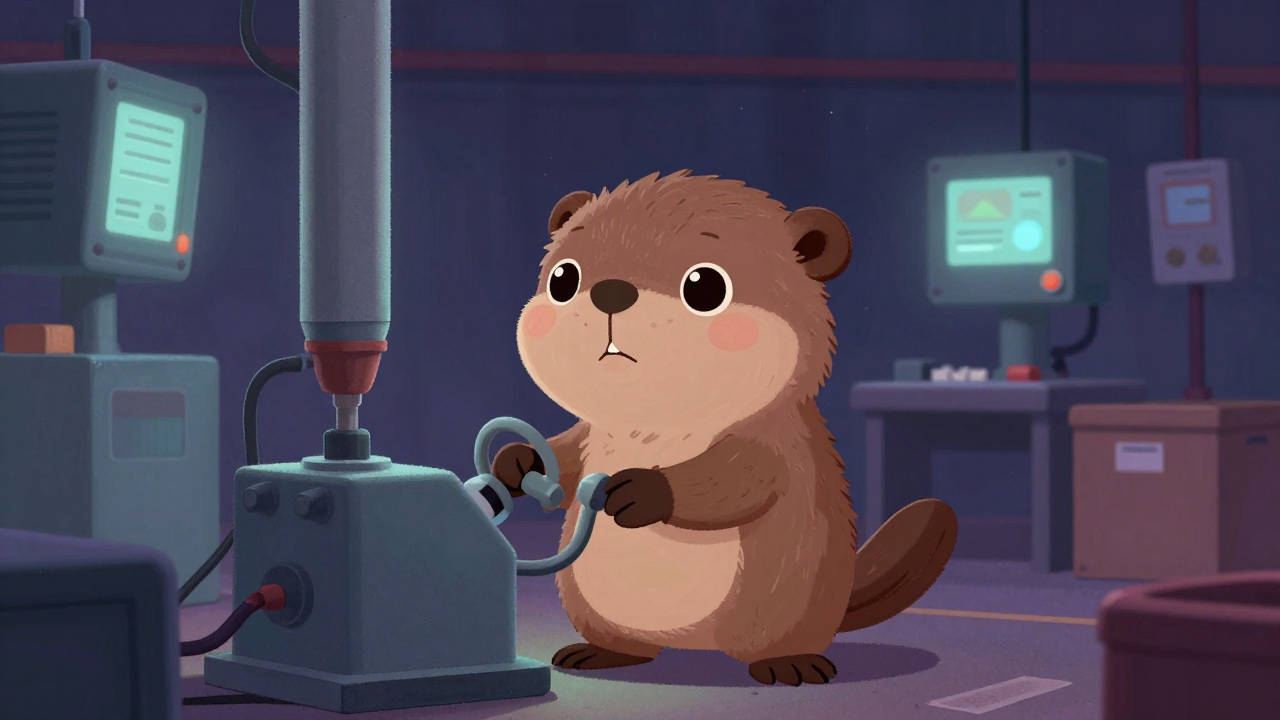 배전설비기술원 직업 종사자가 업무를 수행하는 모습