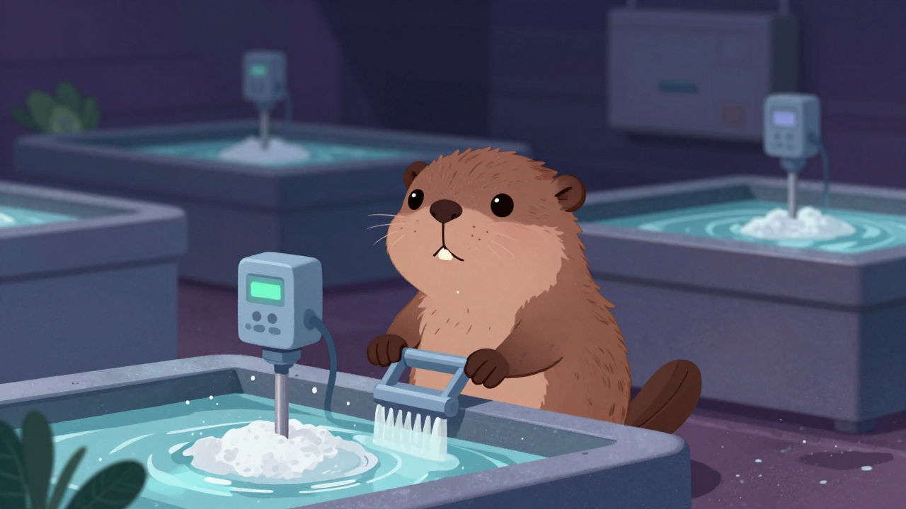 배추탈염원 직업 종사자가 업무를 수행하는 모습