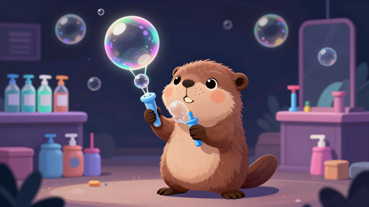 버블리스트 직업 종사자가 업무를 수행하는 모습