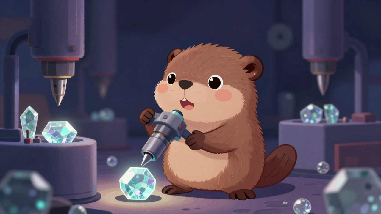 보석천공원 직업 종사자가 업무를 수행하는 모습