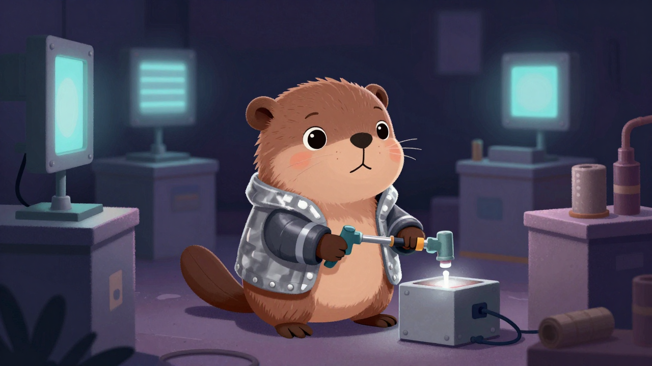 보온함석원 직업 종사자가 업무를 수행하는 모습