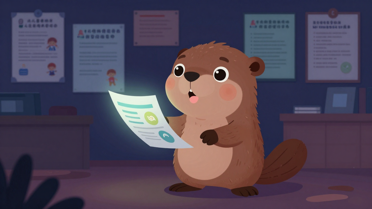 보육시설원장 직업 종사자가 업무를 수행하는 모습