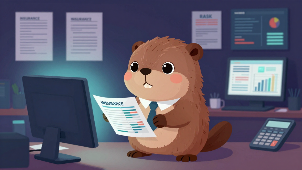 보험계리인 직업 종사자가 업무를 수행하는 모습