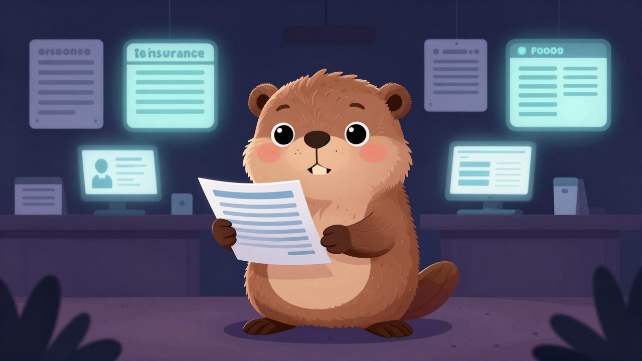 보험고객불만처리사무원 직업 종사자가 업무를 수행하는 모습