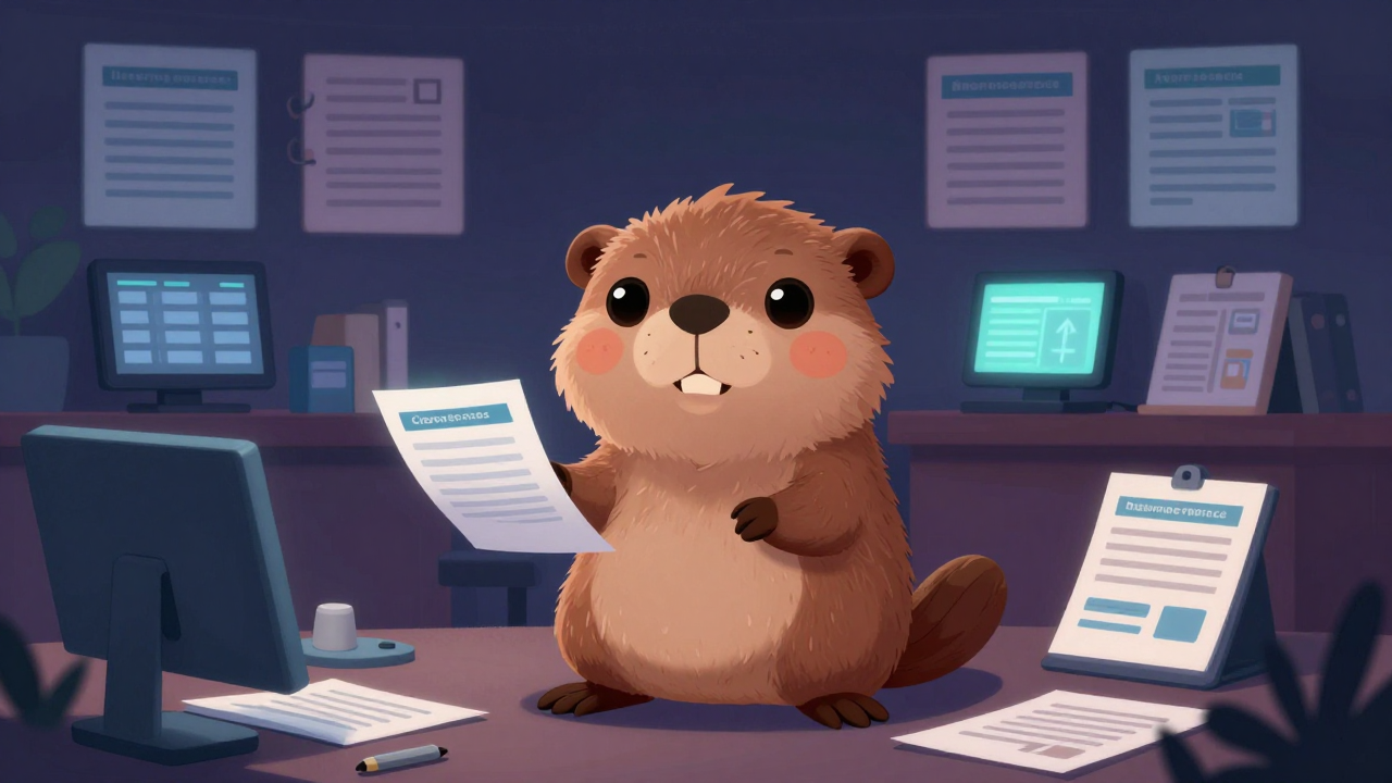 보험대리인 및 중개인 직업 종사자가 업무를 수행하는 모습