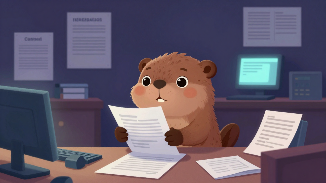 보험보상사무원 직업 종사자가 업무를 수행하는 모습