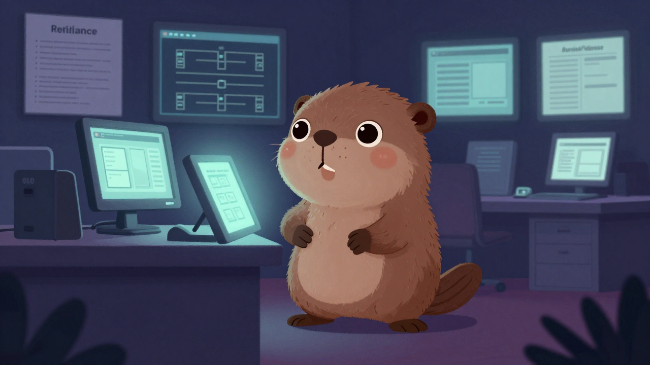 보험사감독원 직업 종사자가 업무를 수행하는 모습