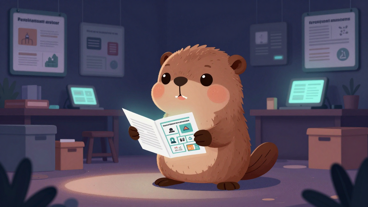 부동산정비사업관리자 직업 종사자가 업무를 수행하는 모습