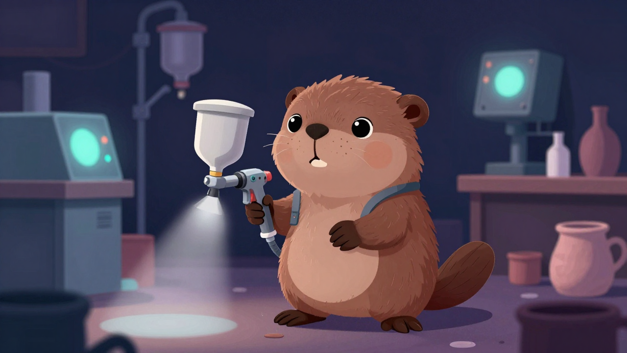 분무시유원 직업 종사자가 업무를 수행하는 모습