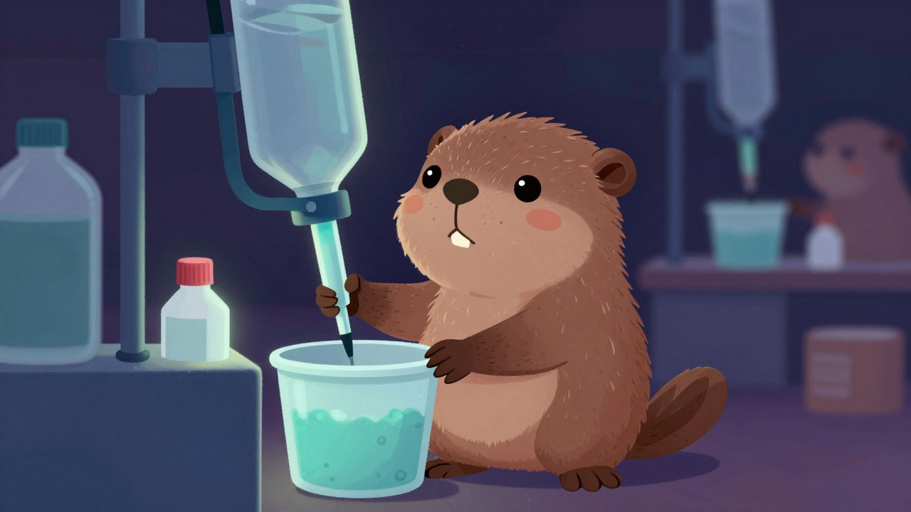 분병원 직업 종사자가 업무를 수행하는 모습