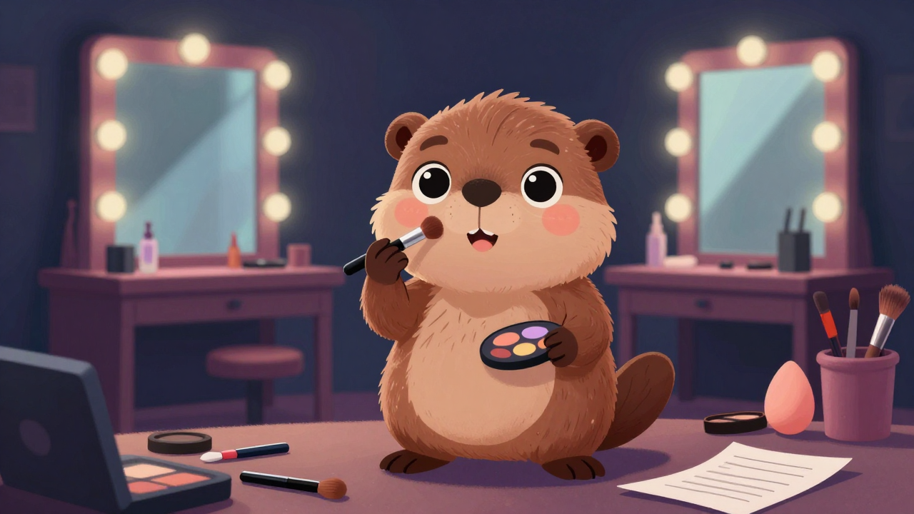 분장사 직업 종사자가 업무를 수행하는 모습