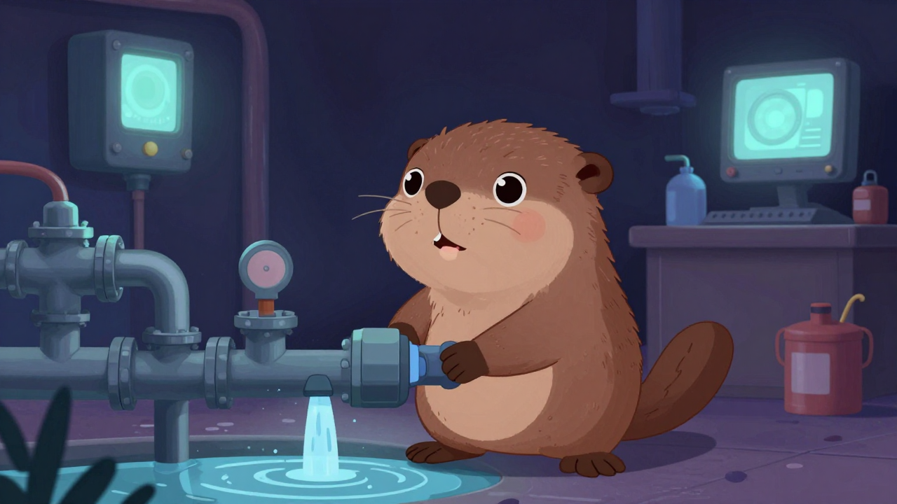 브라운관검사원 직업 종사자가 업무를 수행하는 모습