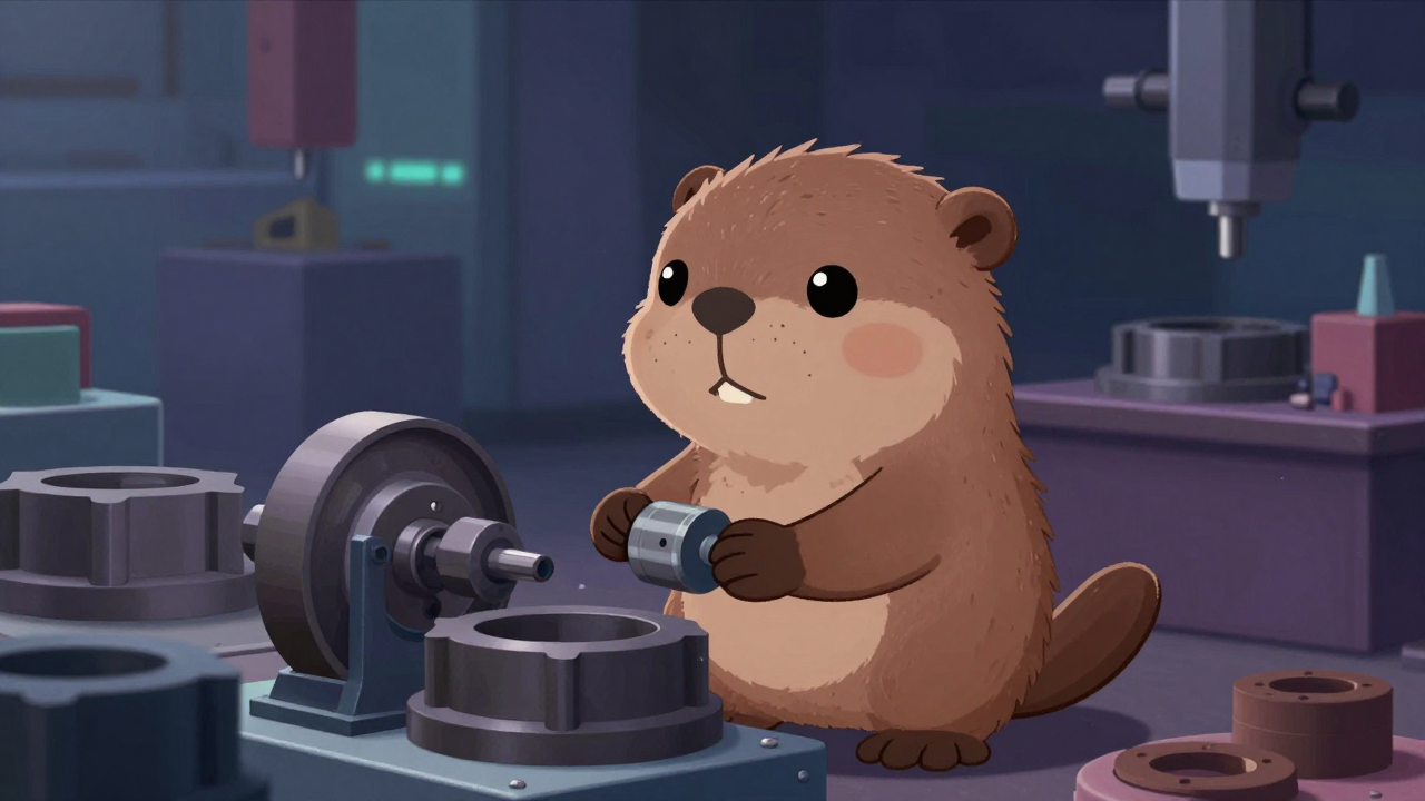 브레이크슈공정원 직업 종사자가 업무를 수행하는 모습