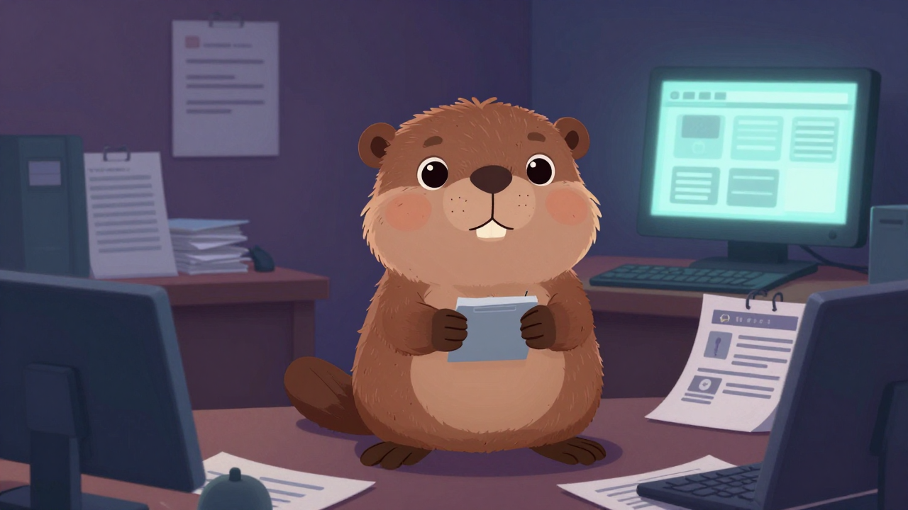 비서 직업 종사자가 업무를 수행하는 모습