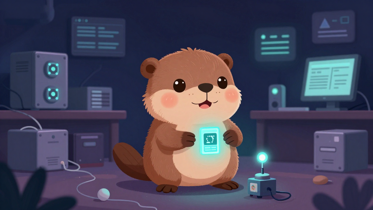 사물인터넷개발자 직업 종사자가 업무를 수행하는 모습